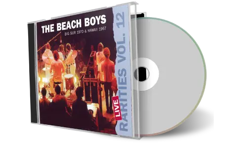Front cover artwork of Beach Boys Compilation CD Dumb Angel Rarities Vol 12 Big Sur 1970 And Hawaii 1967 Soundboard