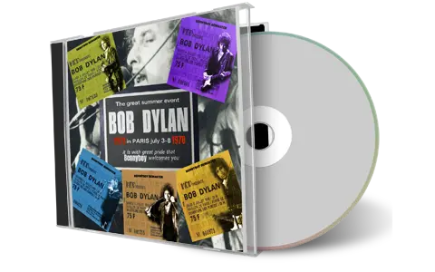 Front cover artwork of Bob Dylan Compilation CD Paris 1978 Audience
