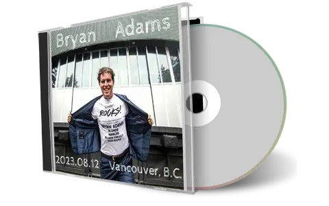 Front cover artwork of Bryan Adams 2023-08-12 CD Vancouver Soundboard