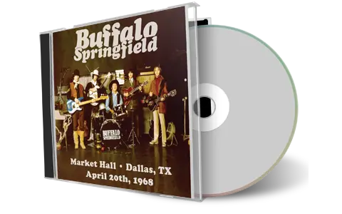 Front cover artwork of Buffalo Springfield Compilation CD Dallas 1968 Audience