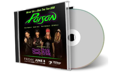 Front cover artwork of Cheap Trick 2018-06-08 CD Clarkston Audience