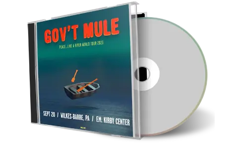 Front cover artwork of Govt Mule 2023-09-20 CD Wilkes Barre Audience