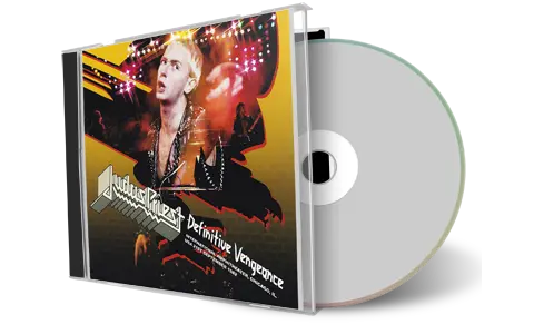 Front cover artwork of Judas Priest Compilation CD Definitive Vengeance Chicago 1982 Audience
