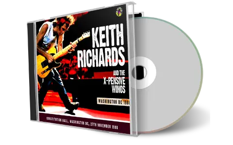 Front cover artwork of Keith Richards 1988-11-27 CD Washington Dc Audience