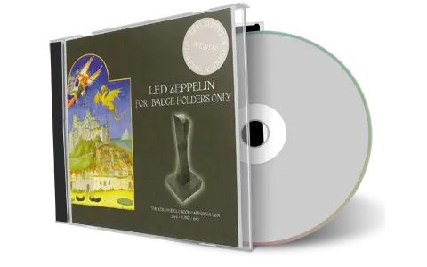 Front cover artwork of Led Zeppelin Compilation CD For Badgeholders Only 1977 Audience