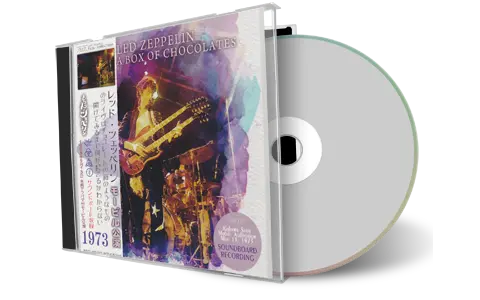 Front cover artwork of Led Zeppelin Compilation CD Is Like A Box Of Chocolates 1973 Audience