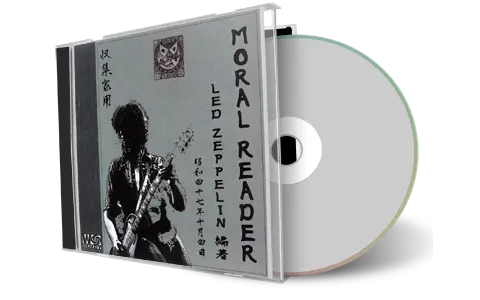 Front cover artwork of Led Zeppelin Compilation CD Moral Reader 1972 Audience