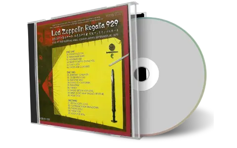 Front cover artwork of Led Zeppelin Compilation CD Regalia 929 Audience