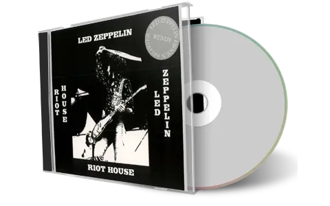Front cover artwork of Led Zeppelin Compilation CD Riot House 1972 Audience