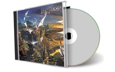 Front cover artwork of Rhapsody Of Fire 2002-04-04 CD Madrid Audience