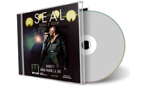 Front cover artwork of Seal 2012-08-07 CD Nokia Theatre Audience