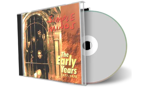 Front cover artwork of Simple Minds Compilation CD The Early Years 1977 1978 Soundboard