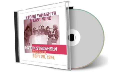 Front cover artwork of Stomu Yamashtas East Wind 1974-09-28 CD Stockholm Soundboard