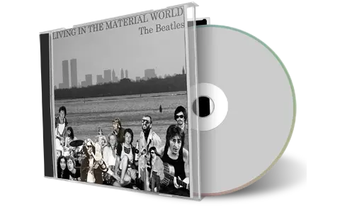 Front cover artwork of The Beatles Compilation CD Living In The Material World Soundboard