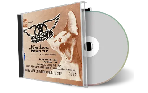 Front cover artwork of Aerosmith 1997-06-05 CD London Audience