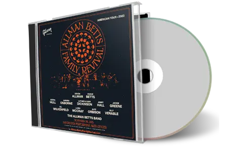 Front cover artwork of Allman Betts Family Revival 2023-11-28 CD Reading Audience