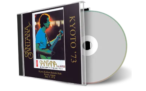 Front cover artwork of Carlos Santana 1973-07-05 CD Kyoto Soundboard