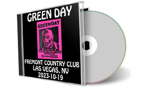 Front cover artwork of Green Day 2023-10-19 CD Las Vegas Audience