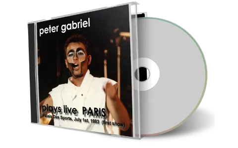 Front cover artwork of Peter Gabriel 1983-07-01 CD Paris Audience