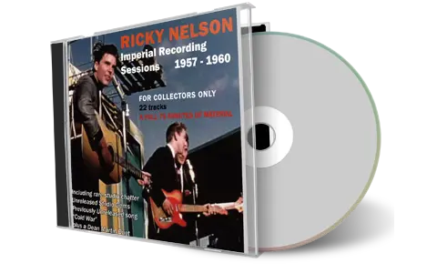 Front cover artwork of Ricky Nelson Compilation CD Recording Sessions 1957 1960 Soundboard