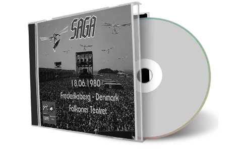 Front cover artwork of Saga 1980-06-18 CD Copenhagen Soundboard