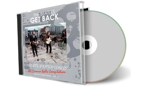 Front cover artwork of The Beatles Compilation CD Get Back Masters Complete Rooftop Concert Soundboard
