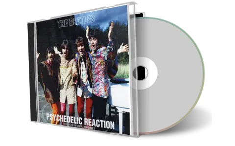 Front cover artwork of The Beatles Compilation CD Psychedelic Reaction The Beatles On Digital Revisions 3 Soundboard