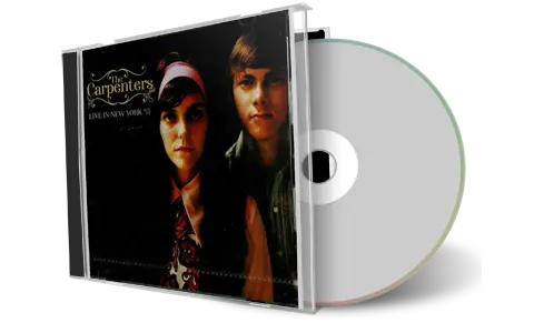 Front cover artwork of The Carpenters Compilation CD New York 1971 Soundboard