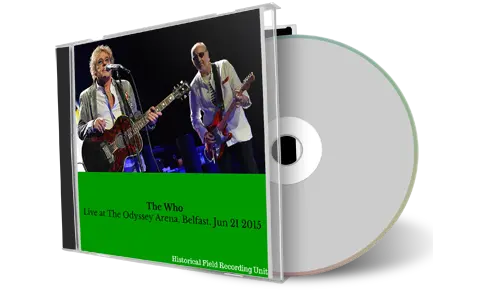 Front cover artwork of The Who 2015-06-21 CD Belfast Audience
