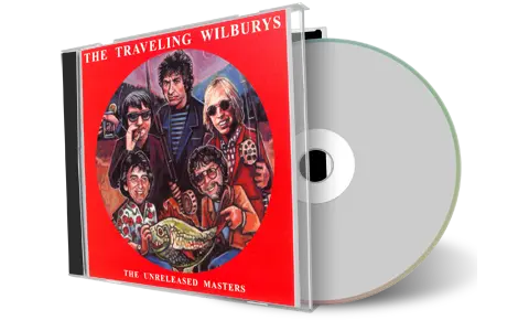 Front cover artwork of Traveling Wilburys Compilation CD The Unreleased Masters Soundboard