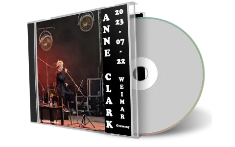 Front cover artwork of Anne Clark 2023-07-22 CD Weimar Audience
