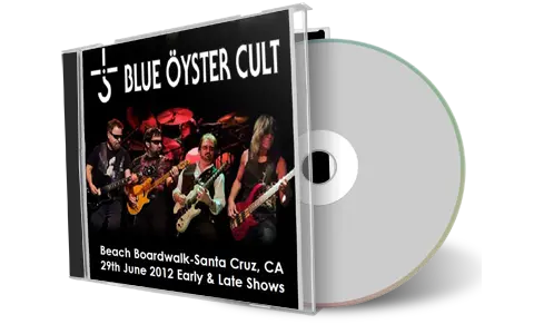 Front cover artwork of Blue Oyster Cult 2012-06-29 CD Santa Cruz Audience