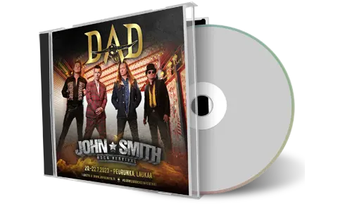 Front cover artwork of Dad 2023-07-21 CD John Smith Rock Festival Audience