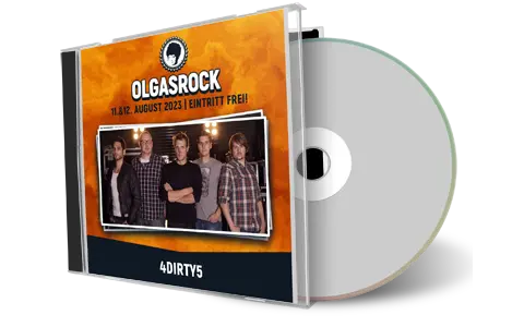 Front cover artwork of Four Dirty Five 2023-08-11 CD Olgasrock Festival Audience