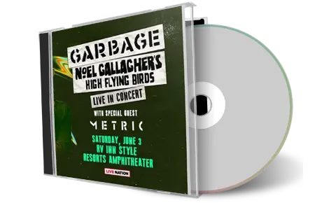 Front cover artwork of Garbage 2023-06-03 CD Ridgefield Audience