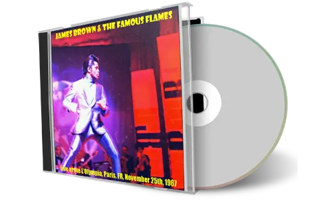 Front cover artwork of James Brown 1967-11-25 CD Paris Soundboard