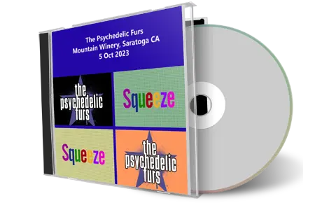 Front cover artwork of Psychedelic Furs 2023-10-05 CD Saragota Audience