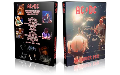 Artwork Cover of ACDC 1991-08-31 DVD Hannover Audience