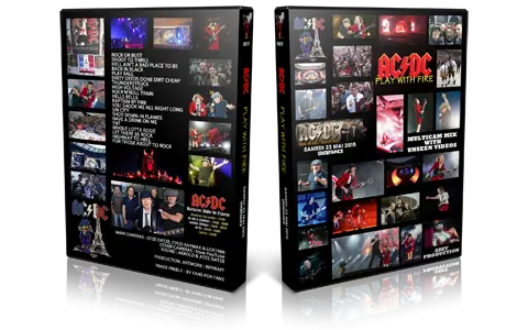 Artwork Cover of ACDC 2015-05-23 DVD Paris Audience
