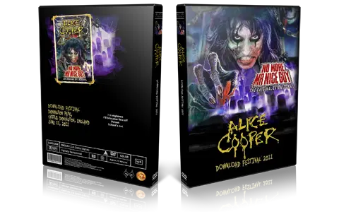 Artwork Cover of Alice Cooper 2011-06-11 DVD Donington Proshot