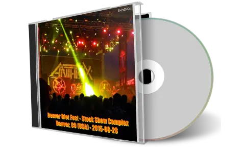 Artwork Cover of Anthrax 2015-08-28 CD Denver Audience