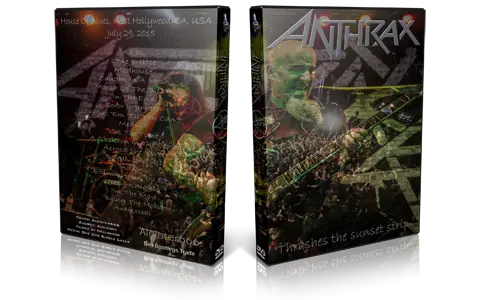 Artwork Cover of Anthrax 2015-05-29 DVD Hollywood Audience