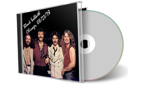 Artwork Cover of Black Sabbath 1978-08-23 CD Chicago Audience