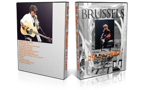 Artwork Cover of Bob Dylan 1995-03-23 DVD Brussels Audience