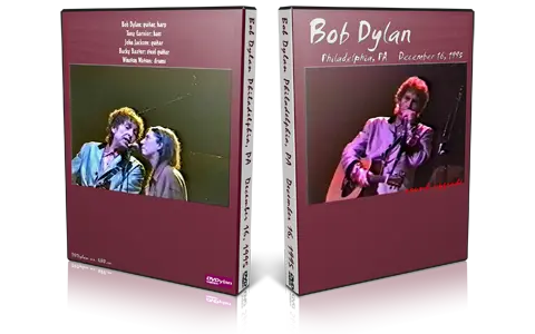 Artwork Cover of Bob Dylan 1995-12-16 DVD Philadelphia Audience