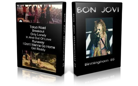 Artwork Cover of Bon Jovi 1985-11-30 DVD Birmingham Audience