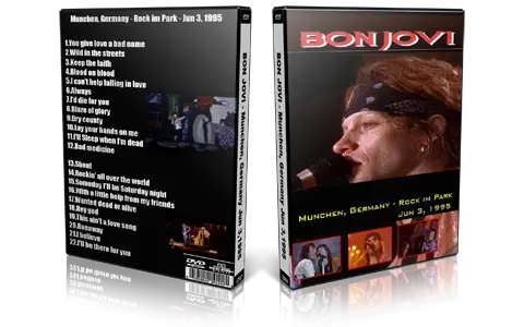 Artwork Cover of Bon Jovi 1995-06-03 DVD Munich Audience