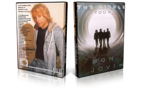Artwork Cover of Bon Jovi 2010-02-12 DVD Honolulu Audience