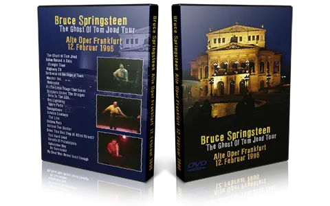 Artwork Cover of Bruce Springsteen 1996-02-12 DVD Frankfurt Audience