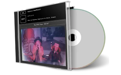 Artwork Cover of Captain Beefheart 1977-11-19 CD Paris Audience